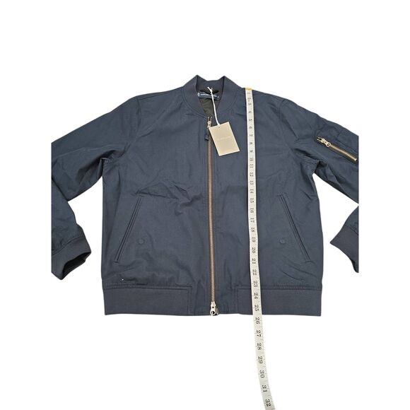 Everlane Uniform Navy Bomber Jacket Size M NWT Cotton Recycled Blend - Picture 6 of 9